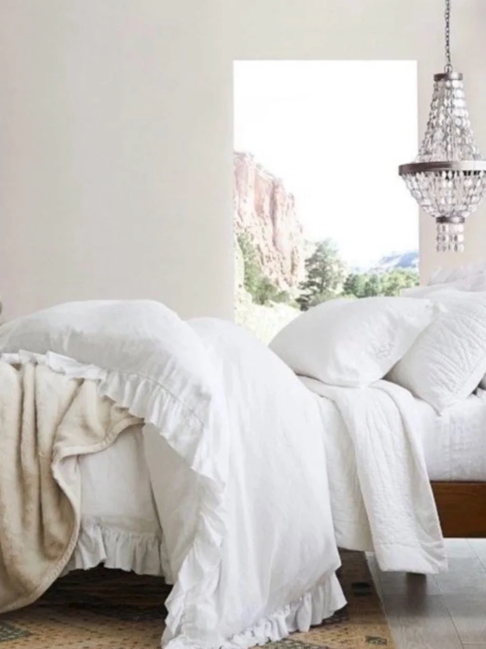 Pottery Barn Belgian Flax Linen King Pillow Case ~ ( Set of 2 )
